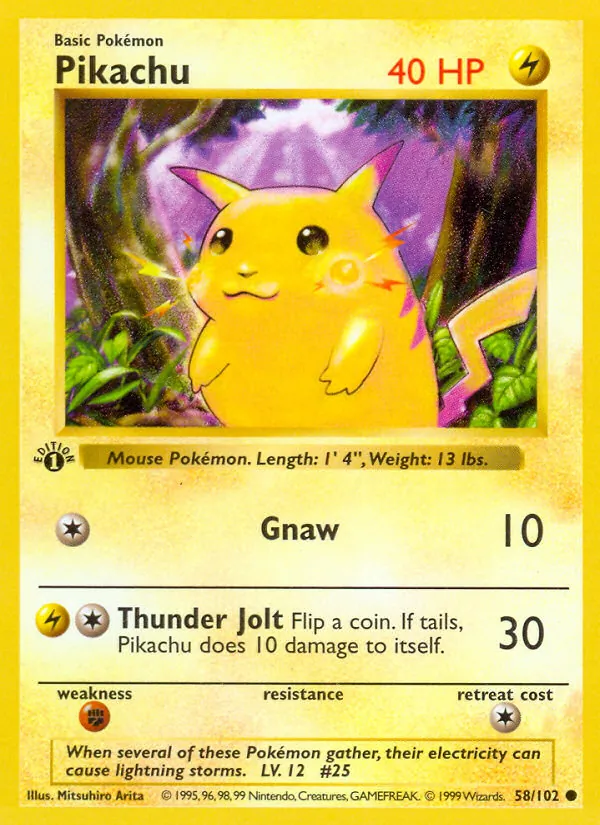Pikachu (Base Set 58/102)