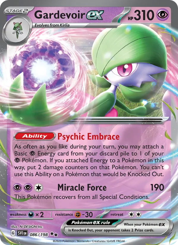 Gardevoir ex (Scarlet & Violet 086/198)