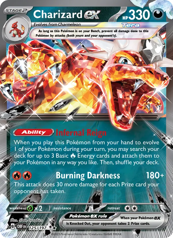 Charizard ex (Obsidian Flames 125/197)